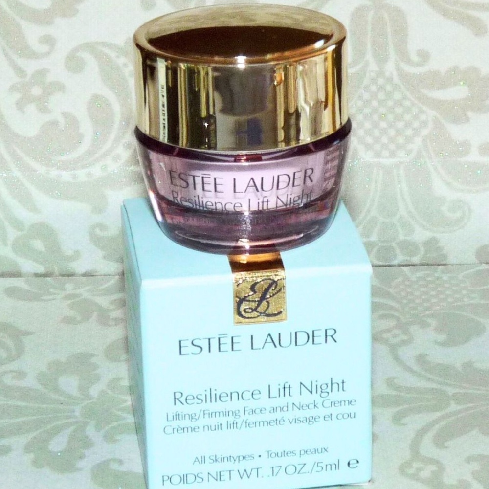 🎀$13 - Estee Lauder Resilience Lift Night Lifting Firming Face Neck Creme .17oz - Picture 13 of 14